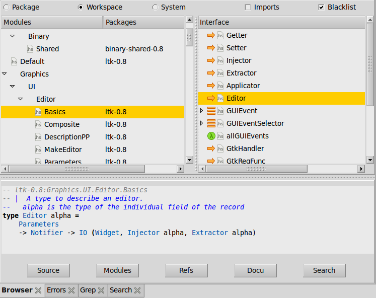 Search refs. Search refs