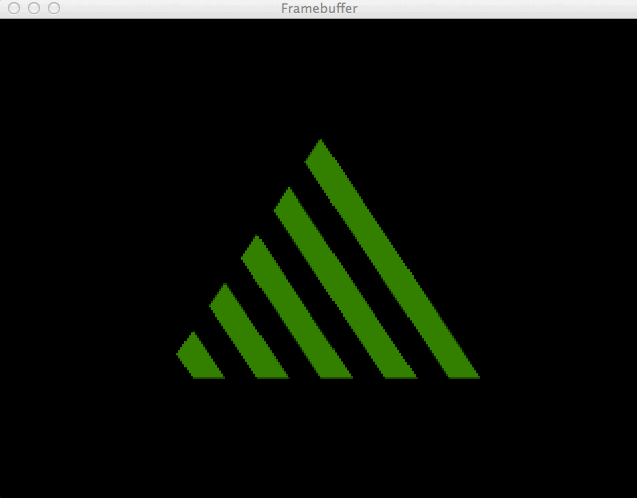 Animated screenshot showing post-processing effect